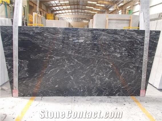 Black Forest Granite Silver Paradiso  India Black Granite