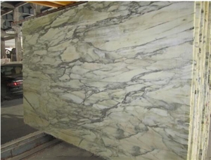 Calacatta Siena - Burma Marble Slab  China White Marble