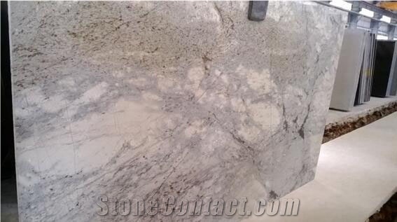 Casein White Granite Slabs, India White Granite