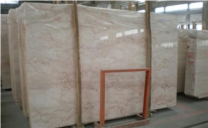 China Temple Pink Marble Slabs & Tiles, Cream Red Marble