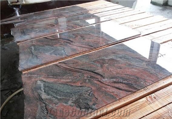 Chinese Multicolour Red Granite Tiles & Slab