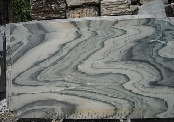 Cipollino Marble Slabs, Green Greece Marble  Slabs 31