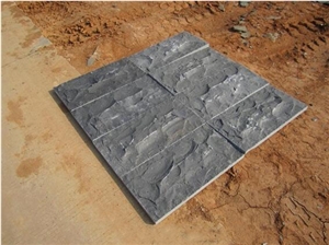 Dark Grey Basalt Split Face Slab & Tile, China Grey Basalt
