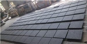 G332  Flamed Cube Stone  Pavers Bingzhou Black Granite