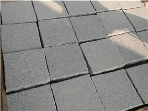 G603 Granite Cobble Stone Cube Stone Natural Flamed