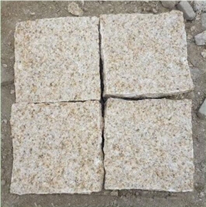 G682 Yellow Granite,Rust Stone Cube Stone,Paving Stone