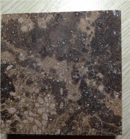 Golden Cornat Limestone,China Brown Limestone Slabs 