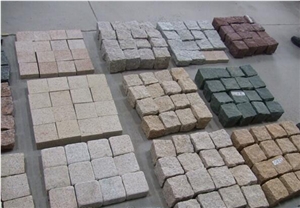Granite Cube Stone, Cobble Stone