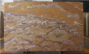 Orange Onyx Slabs & Tiles, Iran Yellow Onyx