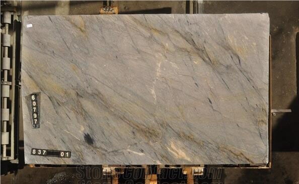 Polished Aurora Blue Quartzite Slabs & Tiles