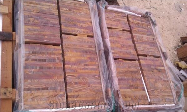 Rainbow Sandstone Tiles And Slabs