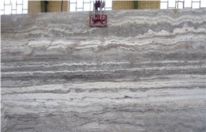 Silver Travertine-Slab, Persian Silver Travertine