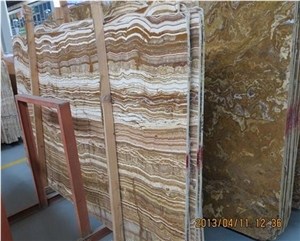 Walnut Onyx Tiles & Slabs,Iran Brown Onyx