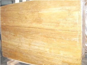 Yellow Travertine Vein Cut Tiles & Slabs Yellow Travertine Vein Cut Tiles & Slabs