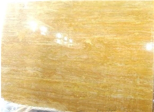 Yellow Travertine Vein Cut Tiles & Slabs