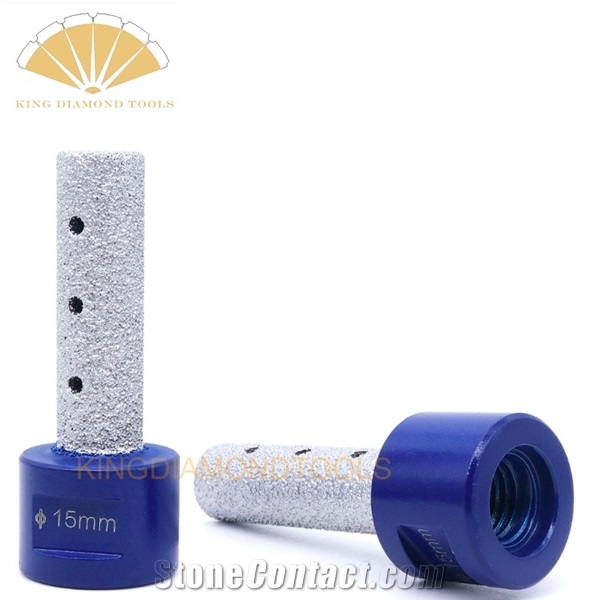 Vacuum Brazed Diamond Finger Bit Milling Cutter