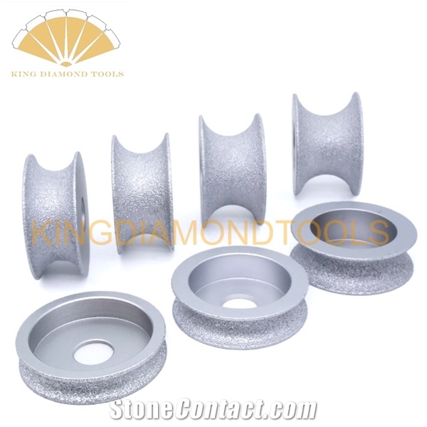 Vacuum Brazed Full Bullnose Diamond Router Bit 