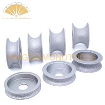 Vacuum Brazed Full Bullnose Diamond Router Bit 