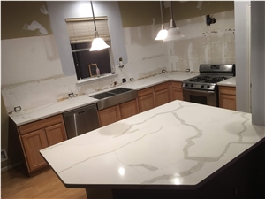 Artificial Stone Ktichen Countertops Quartz Island Work Tops