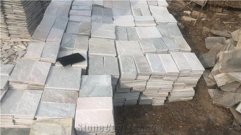 Cleft Mushroom Stone Wall Cladding Tile Quartzite Split Face