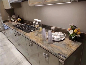 Design Quartzite Kitchen Counter Bench Top Fusion Bar Top
