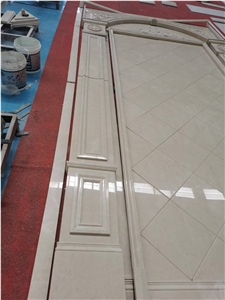 Marble 3D Carving Wall Decor Panel Stone CNC Interior Panel