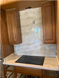 Prefab Quartzite Kitchen Countertops Taj Mahal Kitchen Top