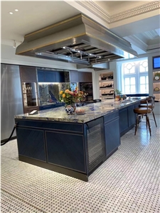 Quartzite Kitchen Island Tops Waterfall Calacatta Bench Top