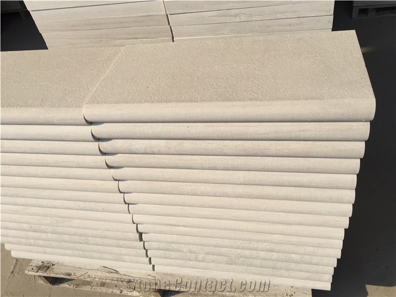 Quartzite Pool Paver Tile SPA White Pool Bullnose Coping