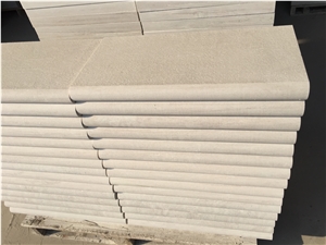 Quartzite Pool Paver Tile SPA White Pool Bullnose Coping