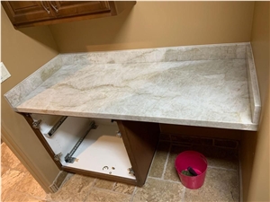 Quartzite Prefab Vanity Top Taj Mahal Powder Room Bath Top