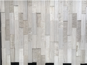 Stacked Marble Wall Cladding Veneer Feature Culture Stone