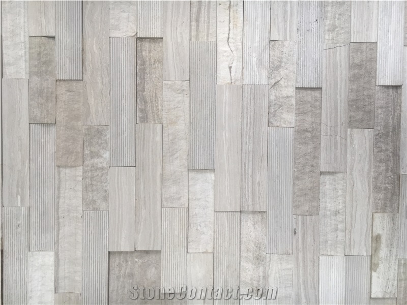 Stacked Marble Wall Cladding Veneer Feature Culture Stone