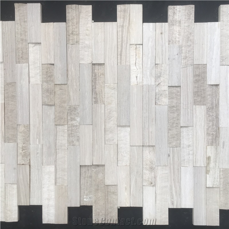 Stacked Thin Stone Wall Cladding Veneer Marble Ledger Stone