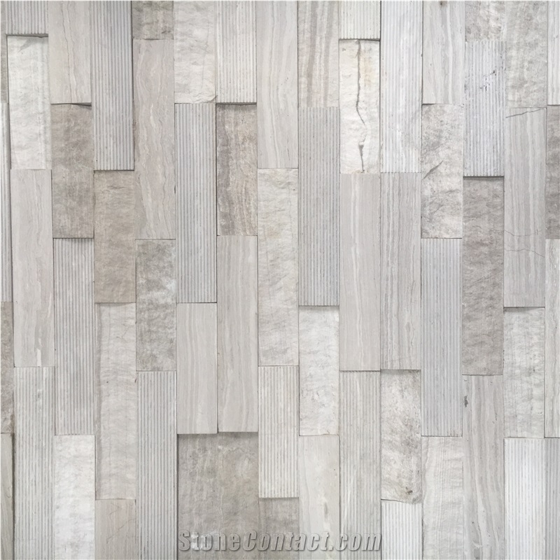 Stacked Thin Stone Wall Cladding Veneer Marble Ledger Stone