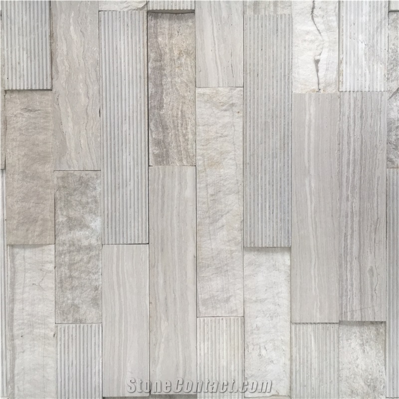 Stacked Thin Stone Wall Cladding Veneer Marble Ledger Stone