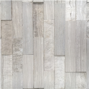 Stacked Thin Stone Wall Cladding Veneer Marble Ledger Stone