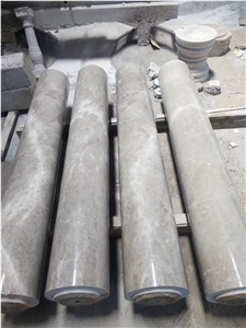 Stone Carved Colomn Solid Marble Sculptured Porch Column