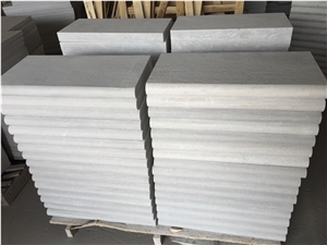 Stone Pool Tread Coping Spa White Quartzite Bullnose Coping