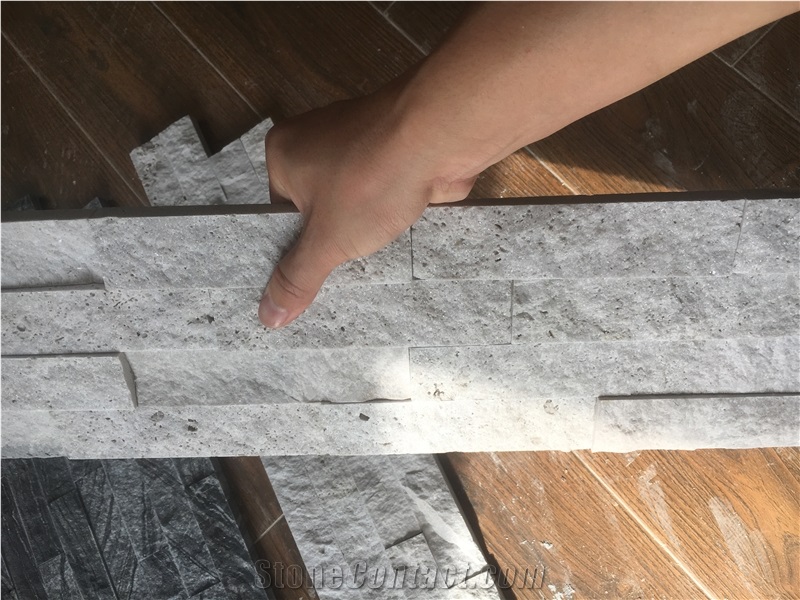 Travertine Feature Wall Cladding Stacked Ledge Culture Stone
