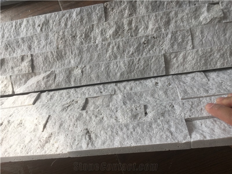 Travertine Feature Wall Cladding Stacked Ledge Culture Stone