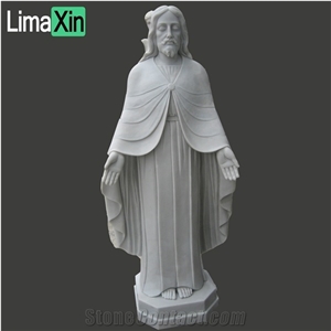 Customized Life Size Natural Marble Jesus Sculpture For Sale
