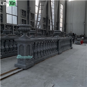 Customized Natural Grey Granite Garden Decor Balustrades