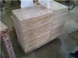 Bullnosed Edge Travertine Pool Coping, Swimming Pool Pavers