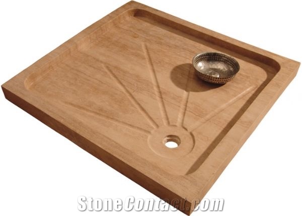 Naturalstone Shower Base, Travertine Stone Shower Tray