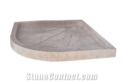 Naturalstone Shower Base, Travertine Stone Shower Tray