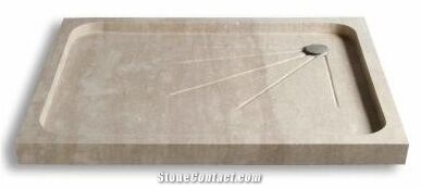 Naturalstone Shower Base, Travertine Stone Shower Tray