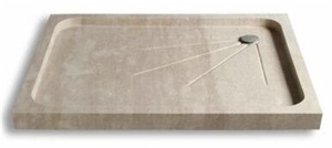 Naturalstone Shower Base, Travertine Stone Shower Tray