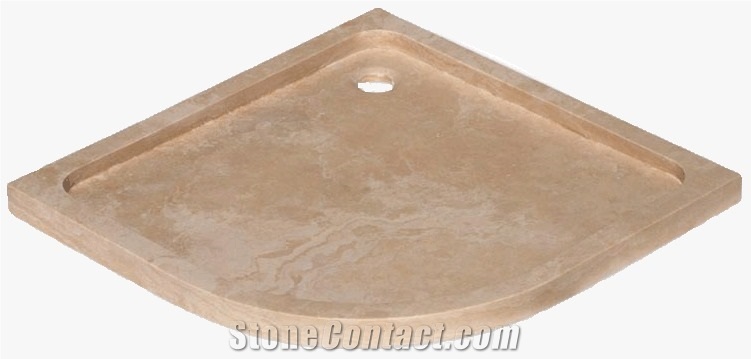 Naturalstone Shower Base, Travertine Stone Shower Tray