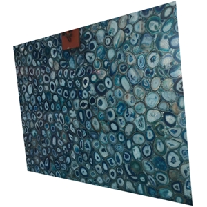 Translucent Semiprecious Stone Gemstone Blue Agate